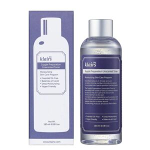 Toner Klairs Supple Preparation Unscented ( Không mùi ) 180ml
