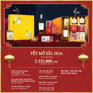 Bộ quà tặng Tết Mở Sắc Hoa