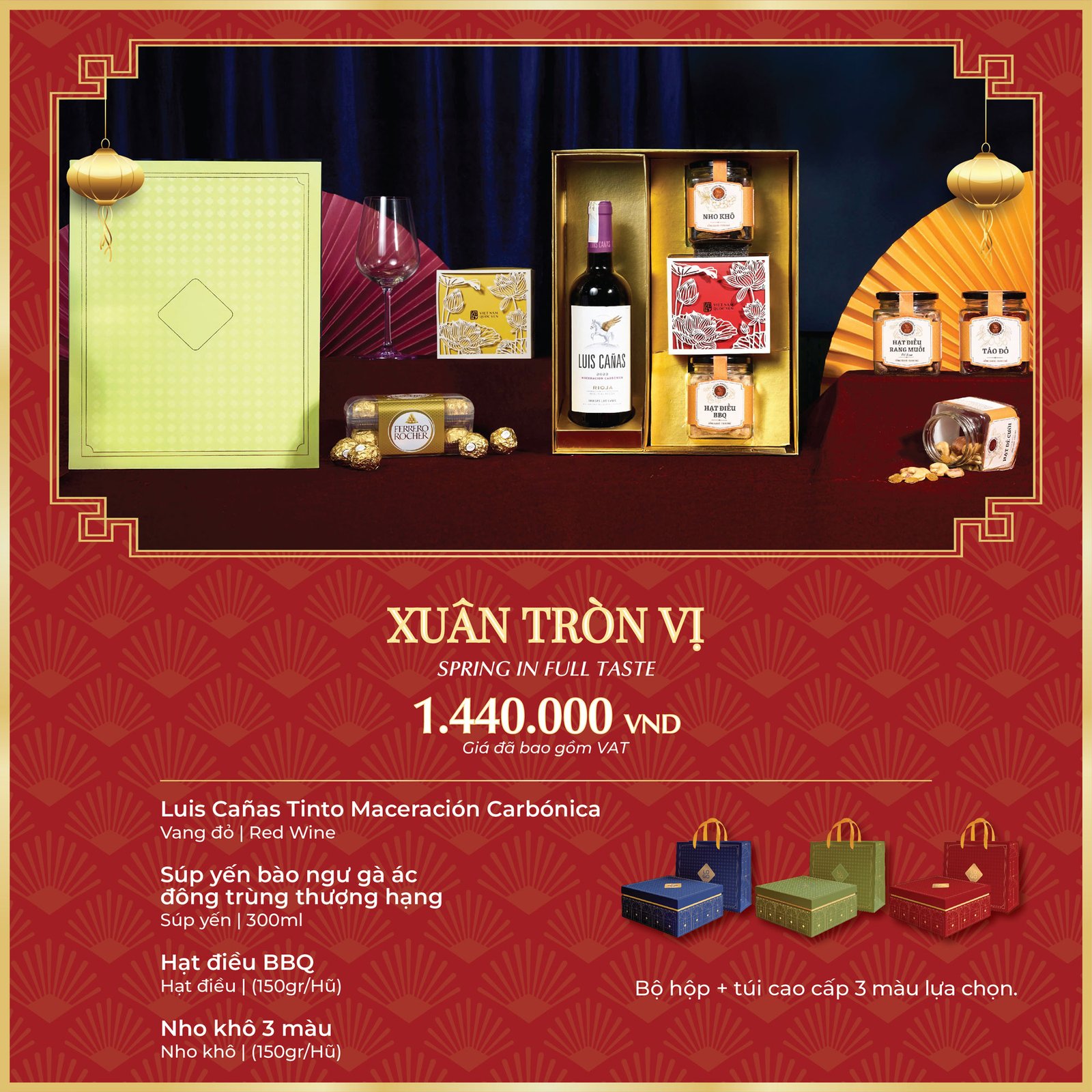 Bộ quà tặng Xuân Tròn Vị
