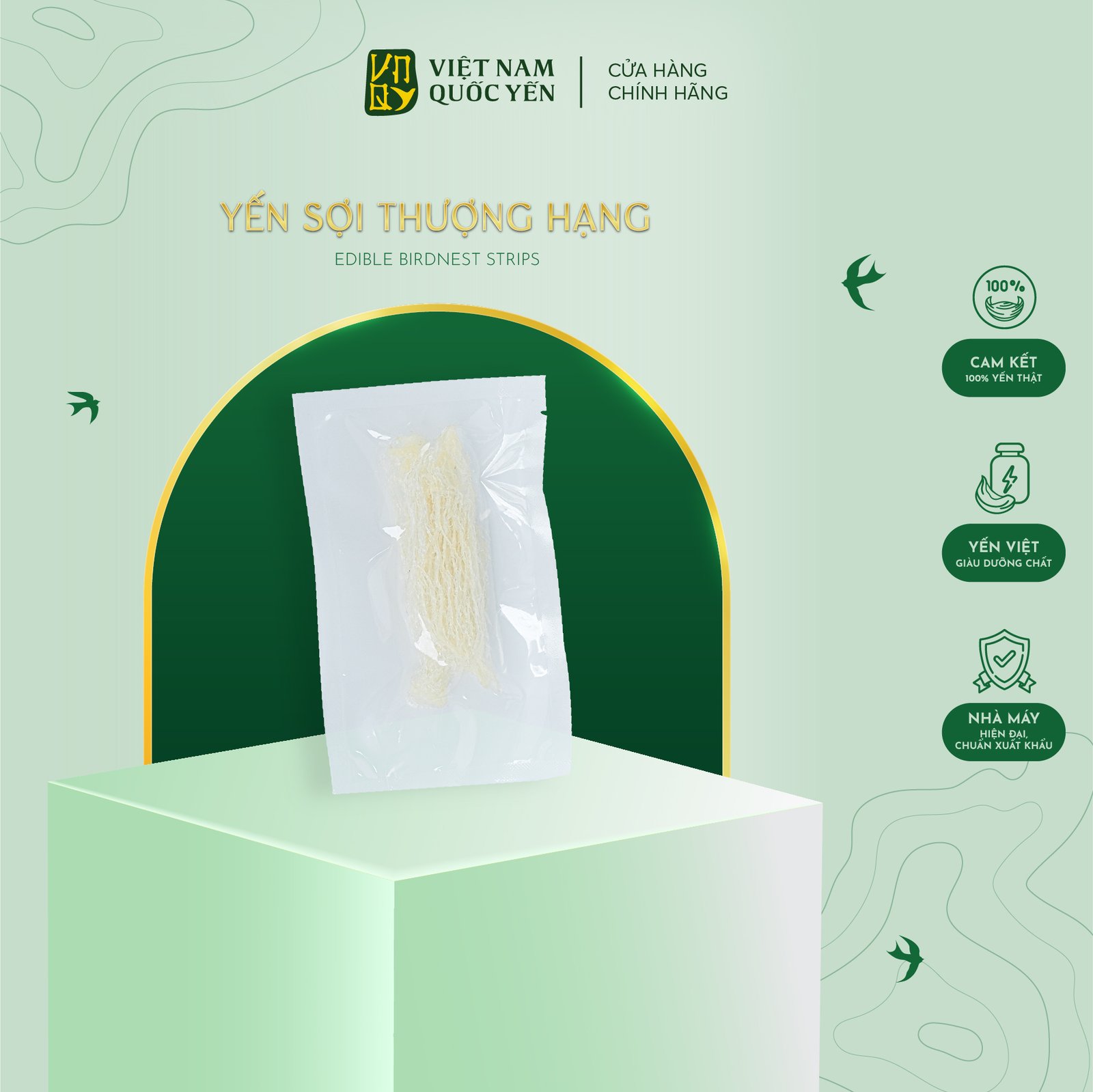 Yến sợi thượng hạng - 8g - Việt Nam Quốc Yến - Ảnh 2