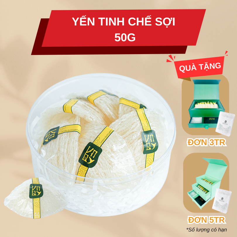 Tổ yến tinh chế sợi 50g - Việt Nam Quốc Yến