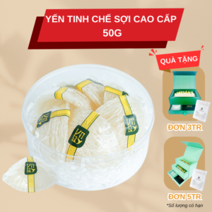 Tổ yến tinh chế sợi cao cấp 50g - Việt Nam Quốc Yến