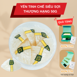Tổ yến tinh chế siêu sợi thượng hạng 50g - Việt Nam Quốc Yến